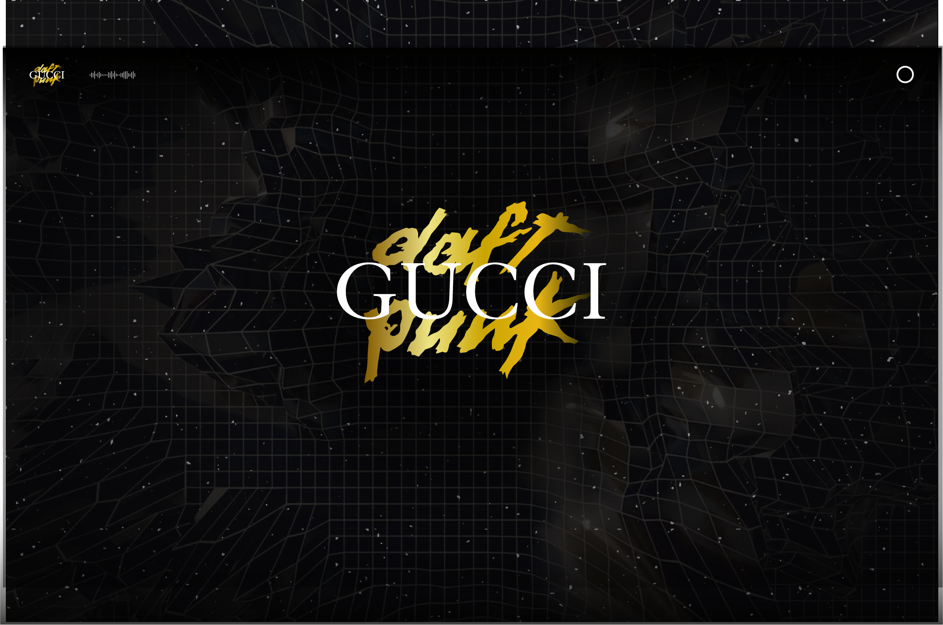 Home: logo Gucci × Daft Punk