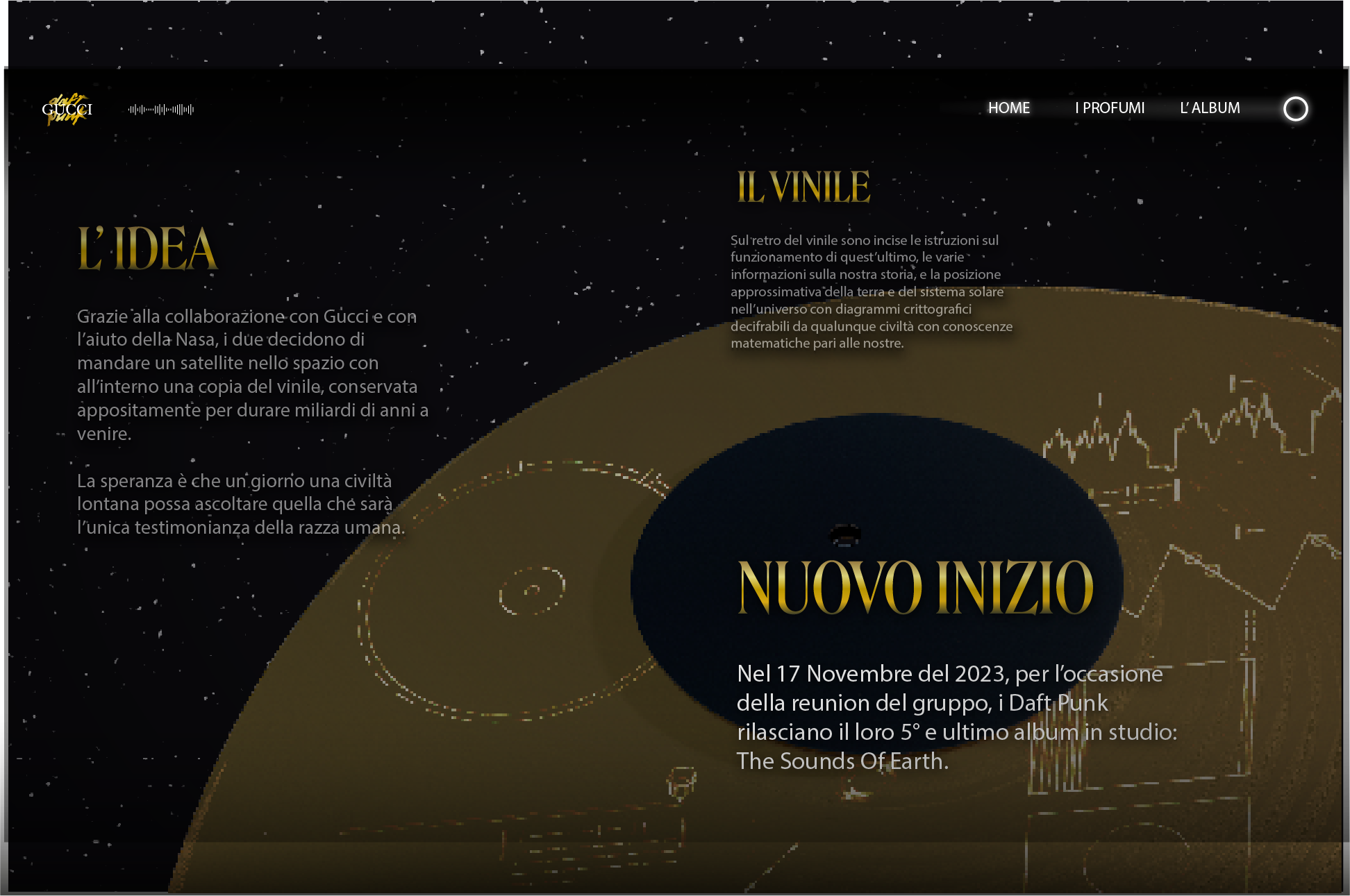 L'idea, il vinile, nuovo inizio